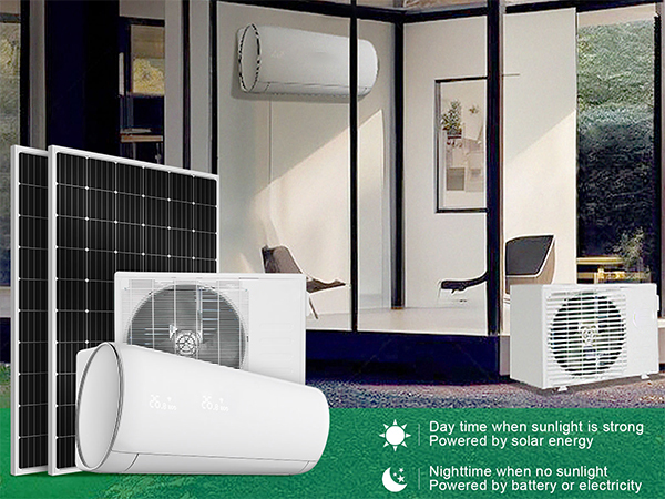 Solar Air Conditioner AC/DC Hybrid Type