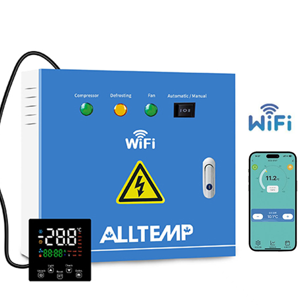 Smart Cold Storage Temperature Control Kit with Electrical Control Box and Digital Thermostat